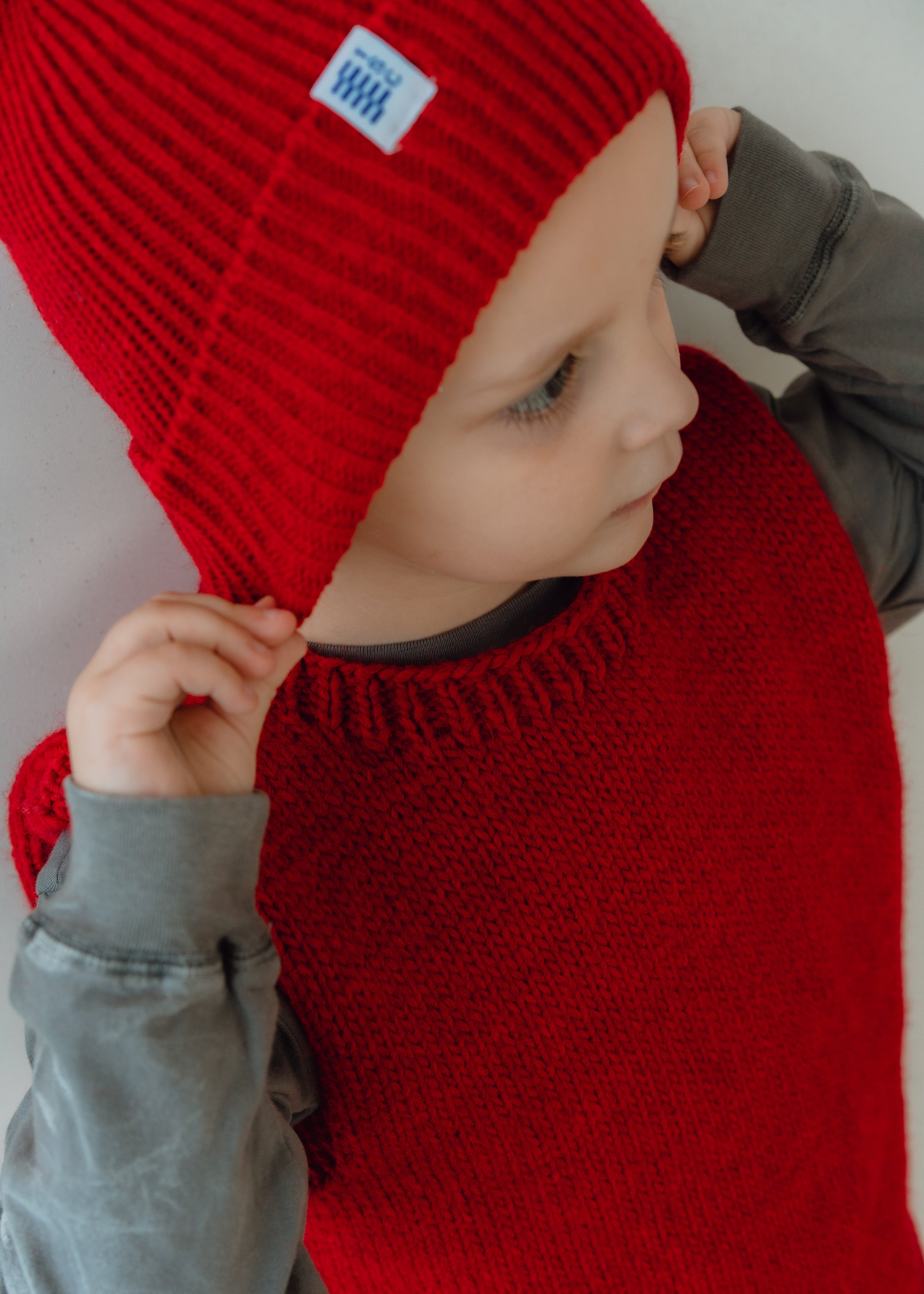 The Kids Beanie Red